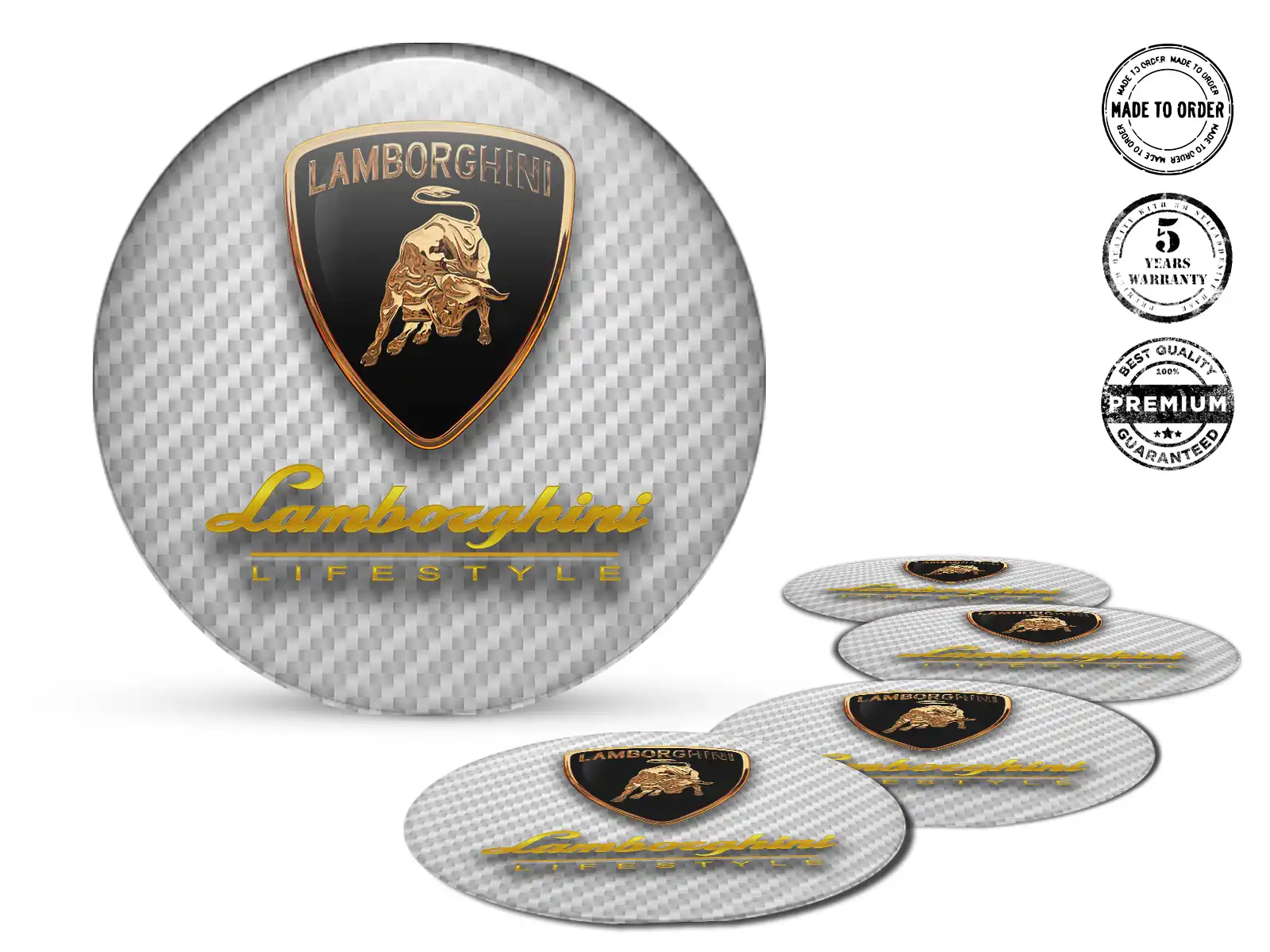 Lamborghini Radplaketten Ausgabe Premium Autoembleme
